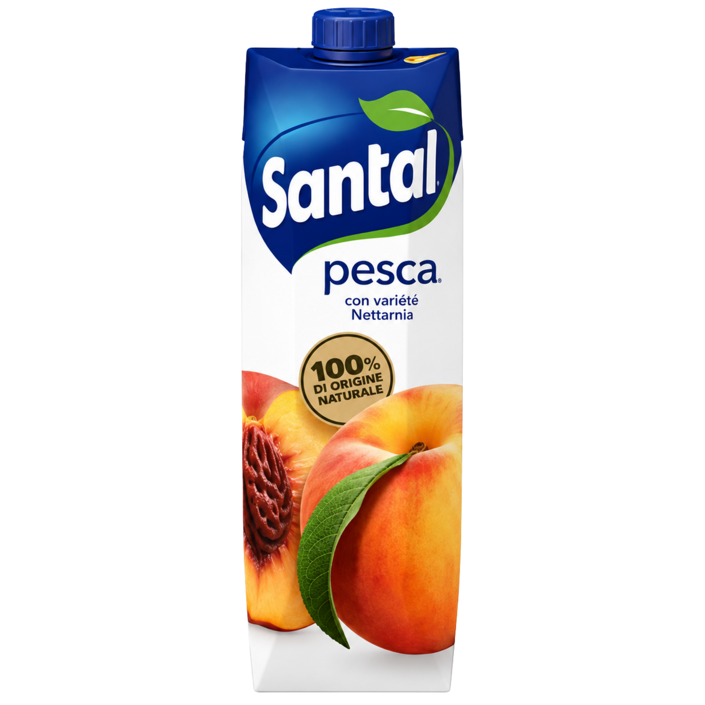 SANTAL 1L | Pure Peach Juice 1000ml | Tetra Pak