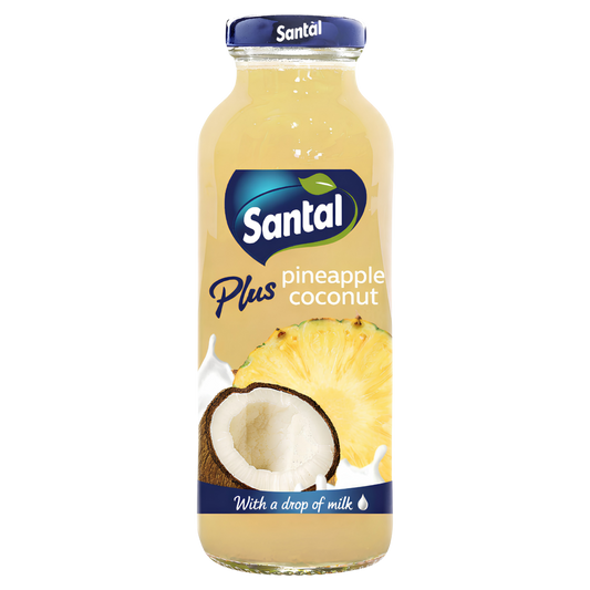 SANTAL 250ML | Pineapple Coconut Drink | Glass Bottle