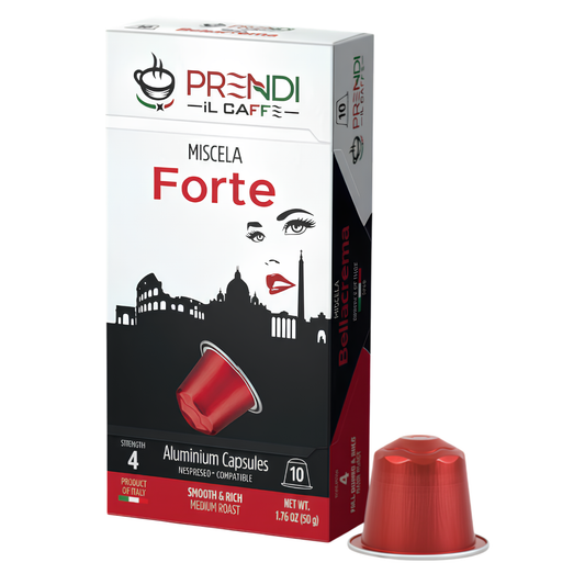 PRENDI | Aluminium Coffee Capsules | Nespresso® Original Compatible | Box of 10