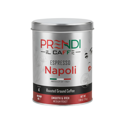 PRENDI | Ground Espresso Coffee | 250g (8.8 oz) Tin