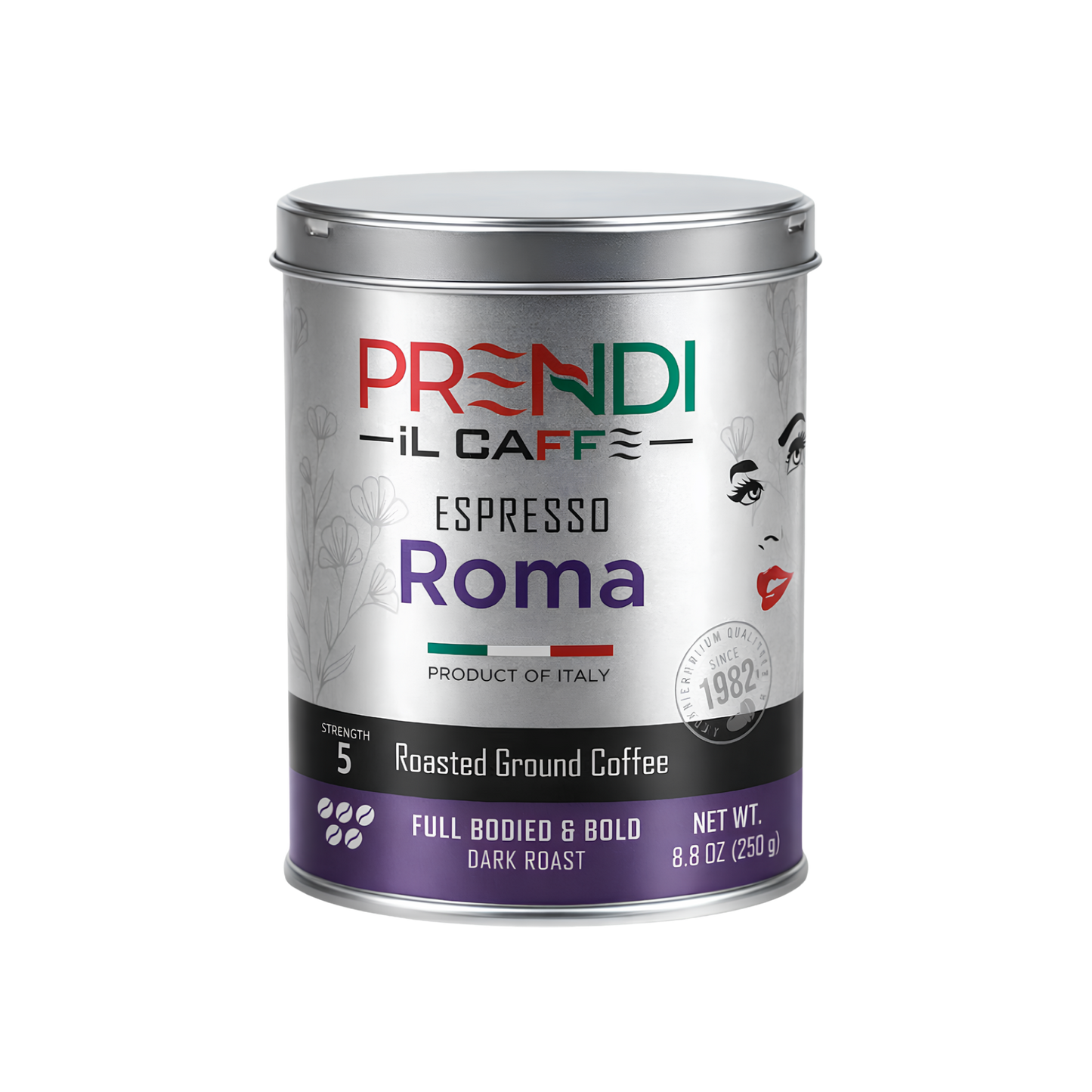 PRENDI | Ground Espresso Coffee | 250g (8.8 oz) Tin