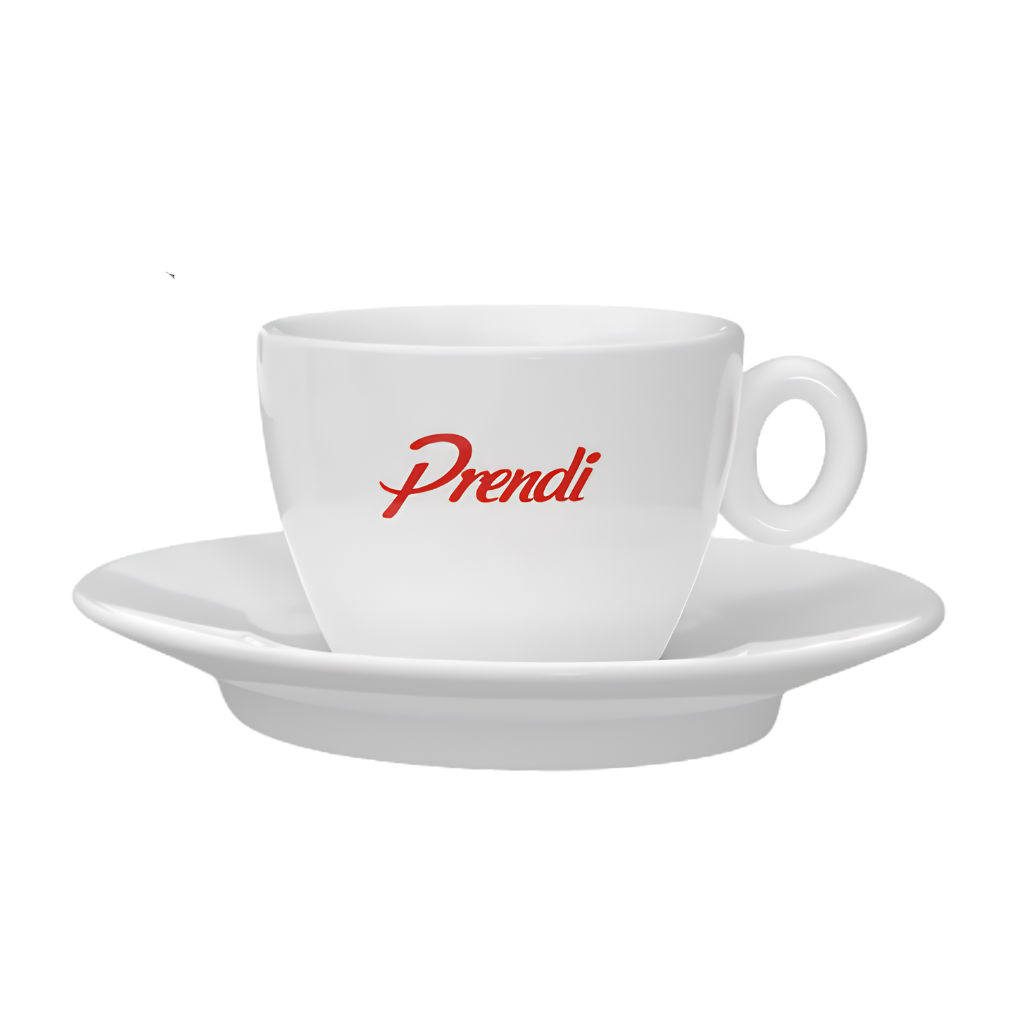 PRENDI | Porcelain Cappuccino Cup & Saucer | Made in Italy