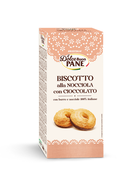 Hazelnut Cookies with Dark Chocolate