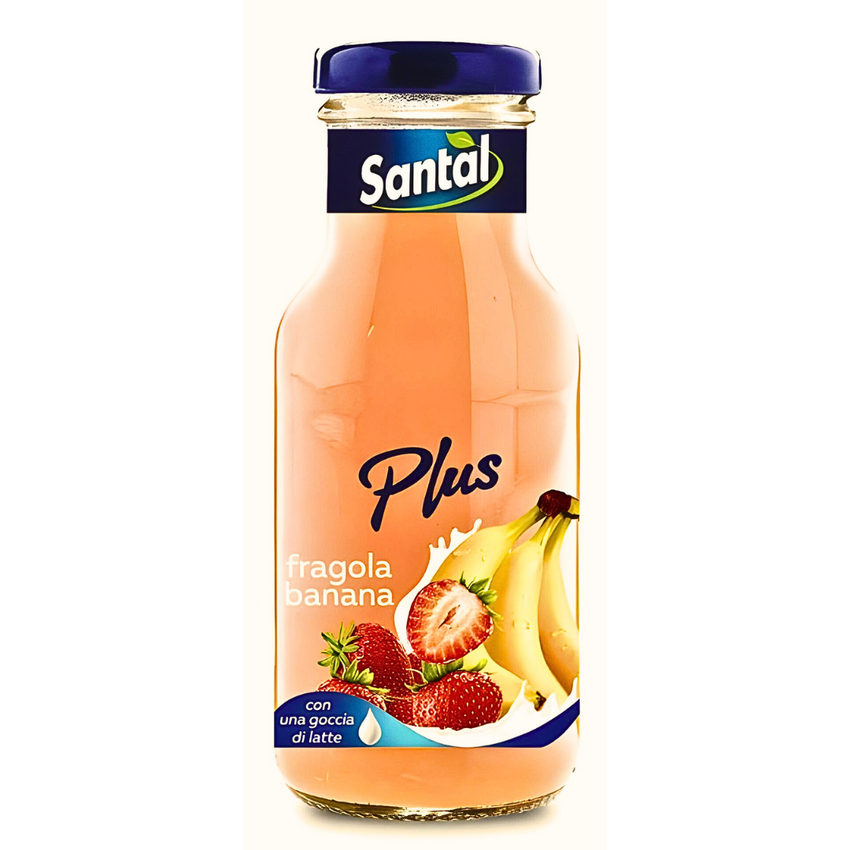 STRAWBERRY BANANA 250 ML | Glass Bottle