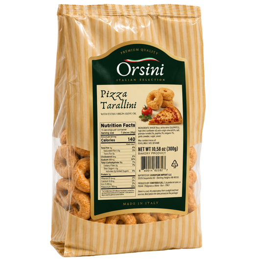 Orsini 300G | Pizza Tarallini | Italian Oven-Baked Crackers