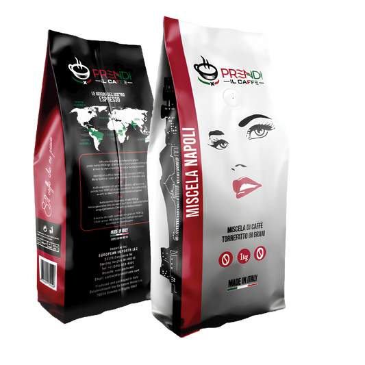 PRENDI | Whole Bean Espresso Coffee | 1kg (2.2 lb) Bag