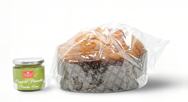 Prendi Panettone with Jar of 200g Pistachio Cream (Pack of 1kg)