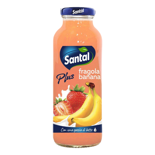 STRAWBERRY BANANA 250 ML | Glass Bottle