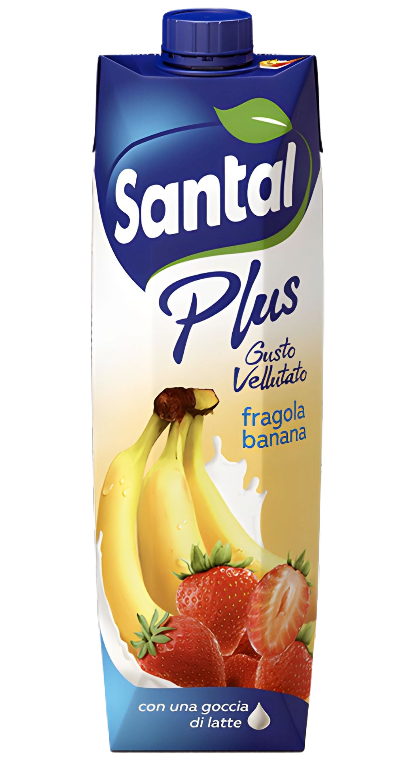 Premium Strawberry Banana Juice 1000ml | Tetra Pak Packaging